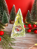 Fir Tree with Robin Ornament