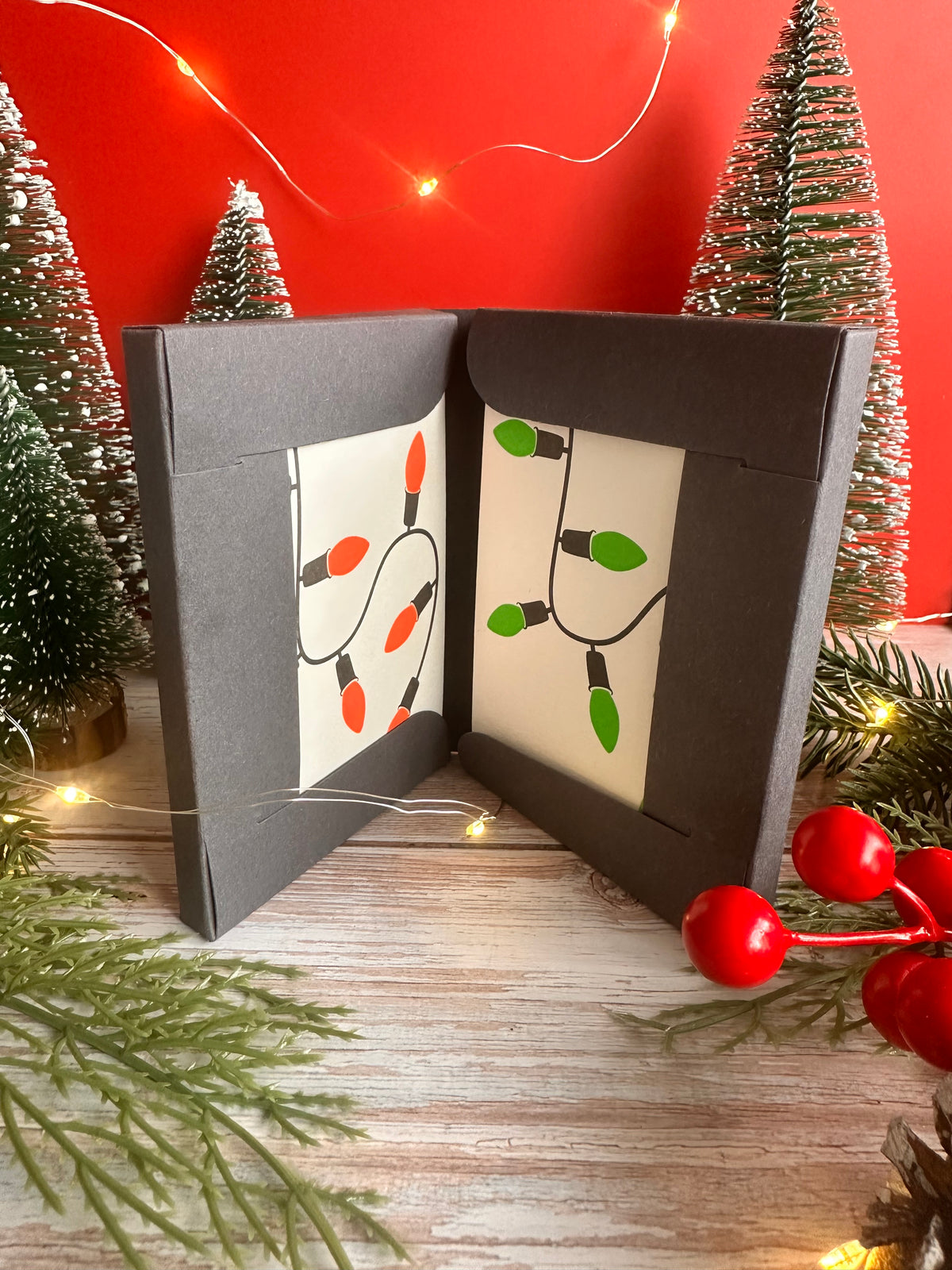 Neon Lights Notecard Set