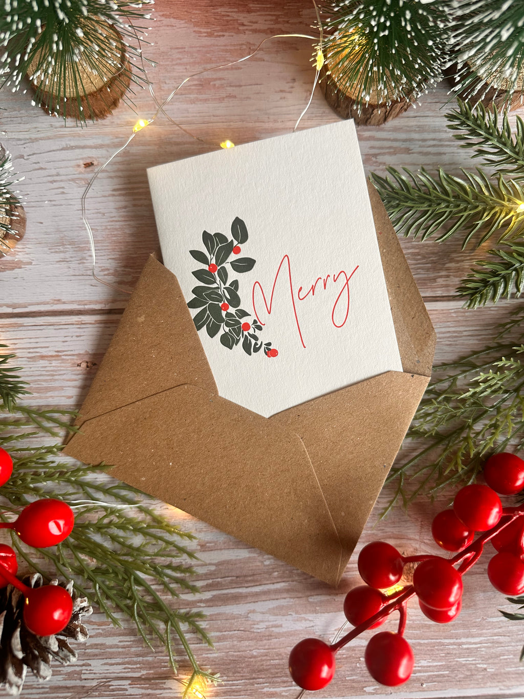 Holly and Ivy Notecard Set