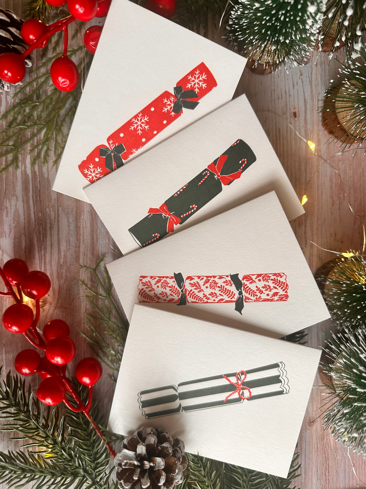 Crackers Notecard Set