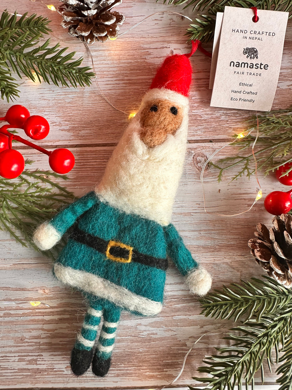 Felt Santa Christmas Decoration