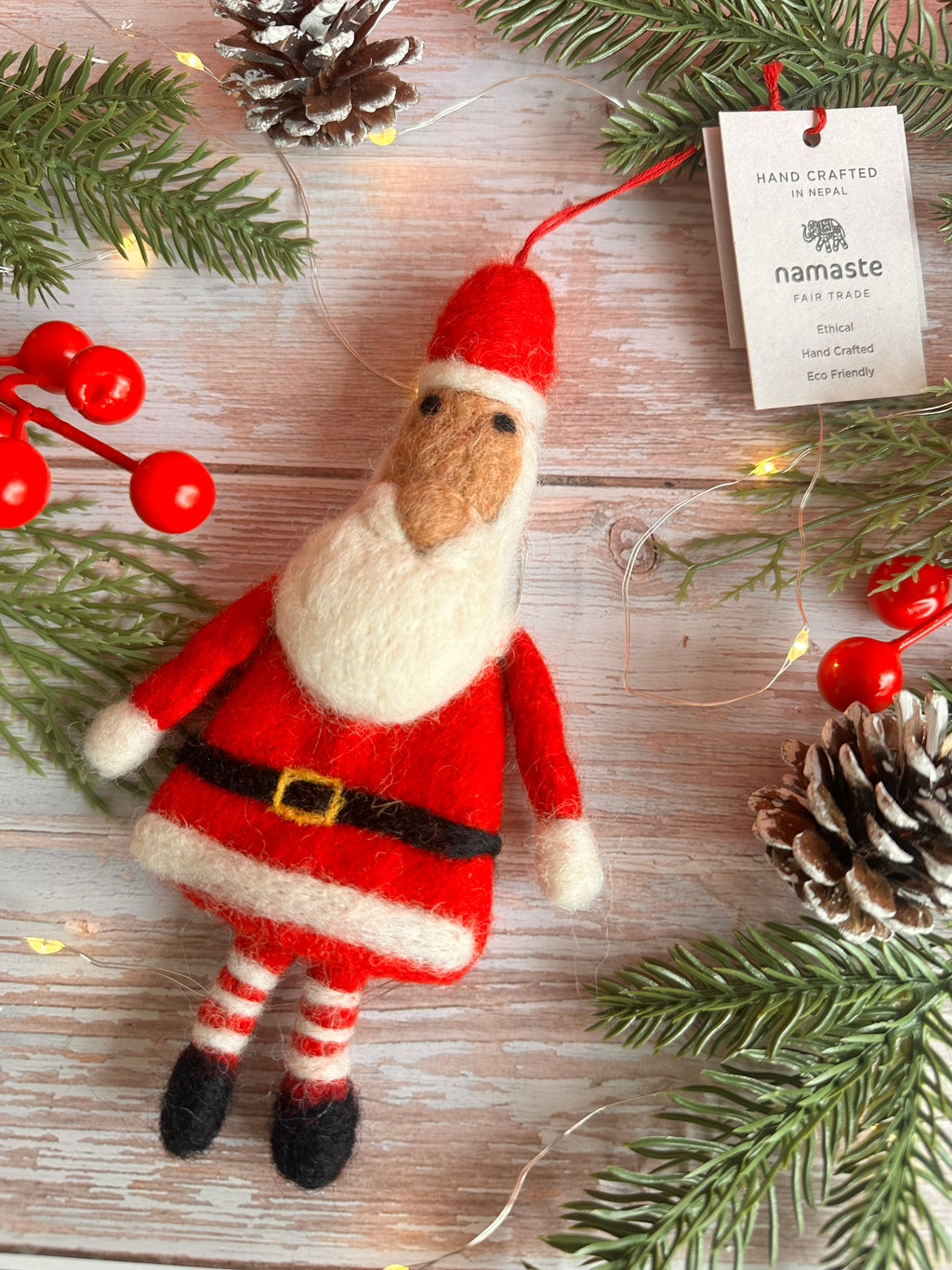 Felt Santa Christmas Decoration