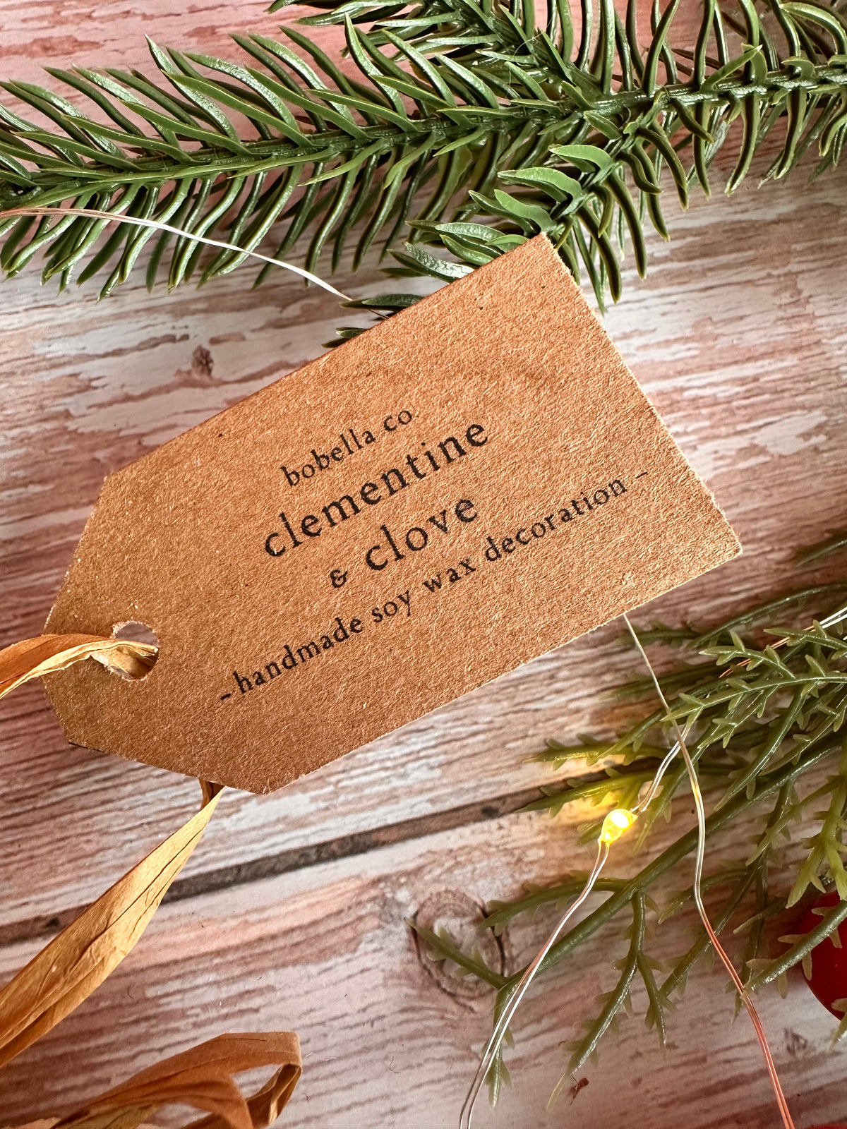 Scented Wreath Wax Melt Christmas Tree Decoration