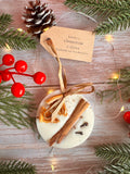 Scented Circle Wax Melt Christmas Tree Decoration