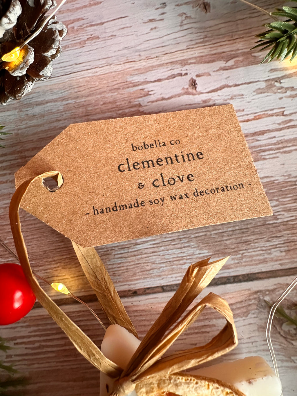 Scented Star Wax Melt Christmas Tree Decoration