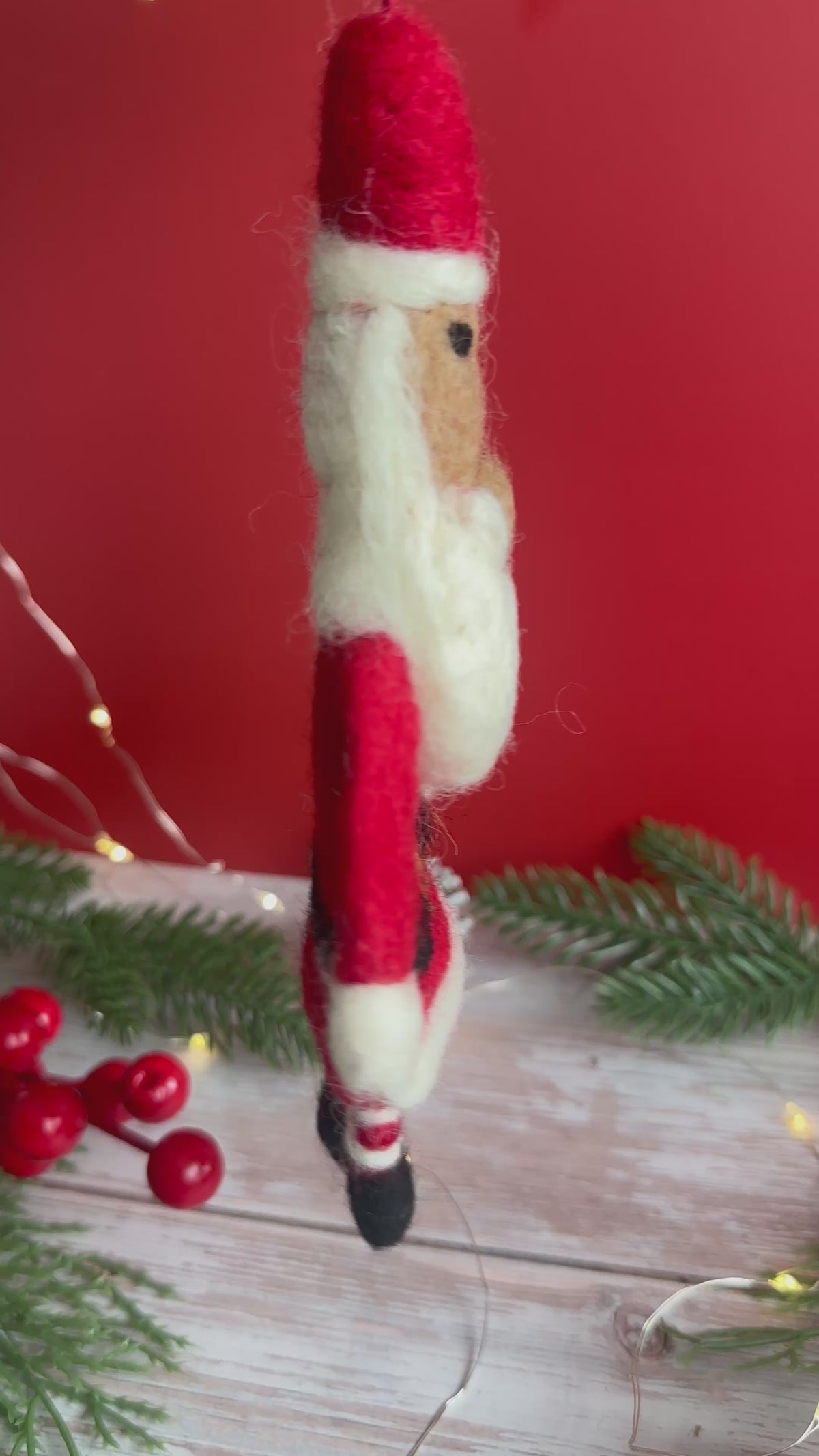 Felt Santa Christmas Decoration