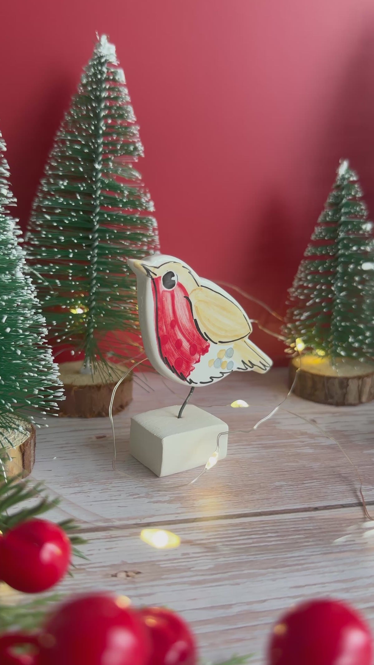 Tiny Robin Ornament